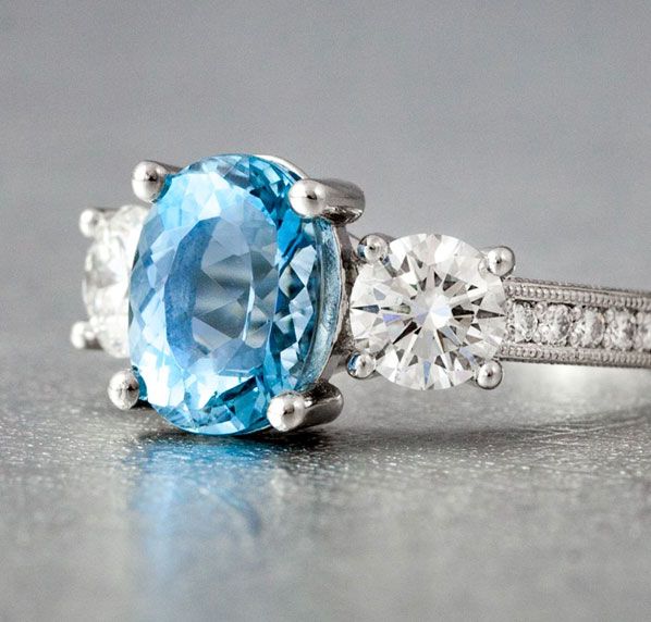 Non-Diamond Engagement Rings | Colored Gemstone Engagement Rings ...