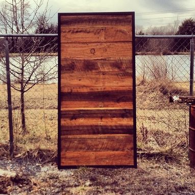 Custom Made Sliding Door Barn Wood & Steel