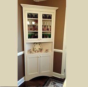 Custom Made Farm Style Dinning And Kitchen China Cabinet