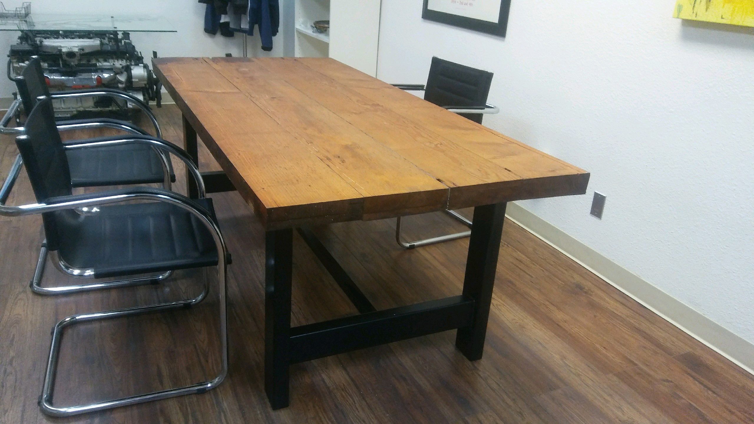 Hand Crafted Austin, Tx Industrial Style Standard Desk & LShapeas