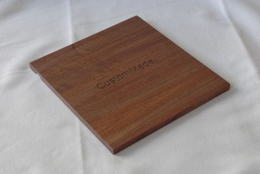 Custom Made Wooden Mousepad And Computer Stand