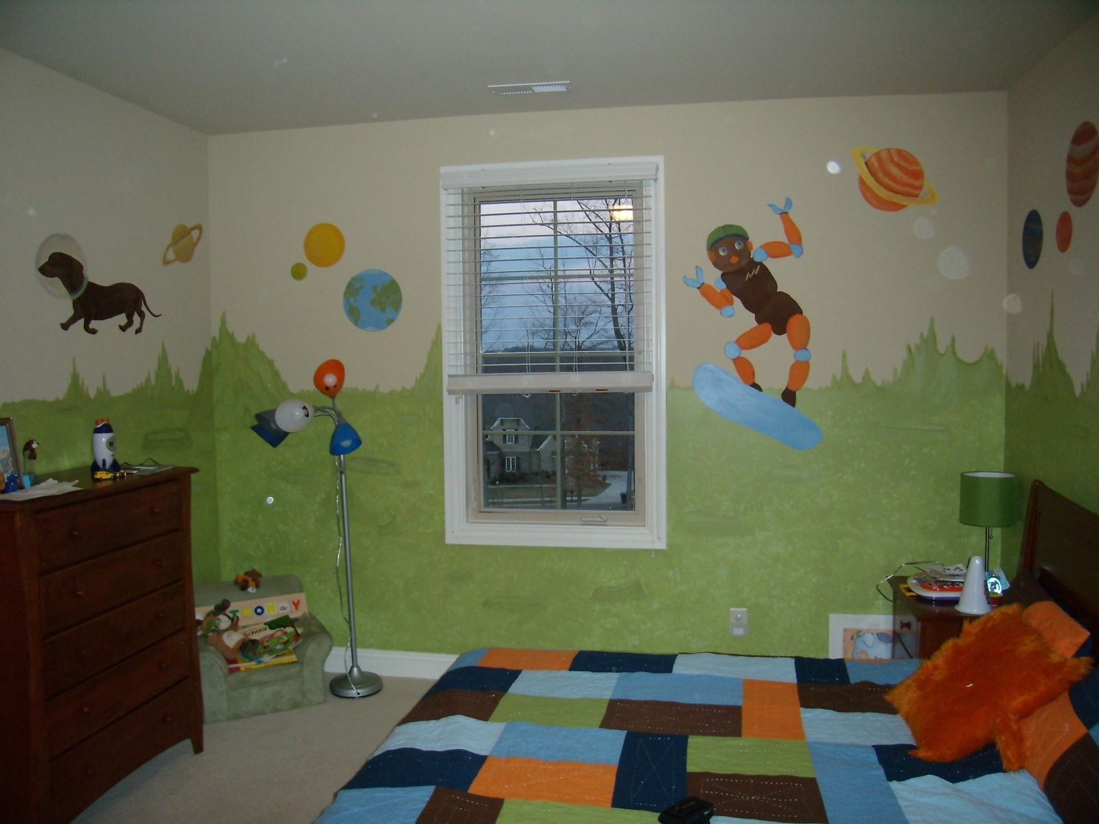 Handmade "Outer Space" Bedroom by Ckpaints | CustomMade.com