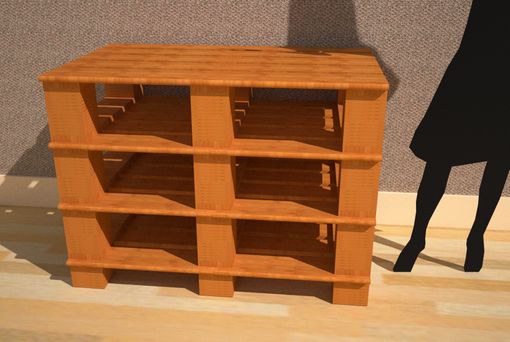 Custom Made 6 Block Style Display Shelf