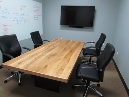 Custom Made Wite Oak Conference Table
