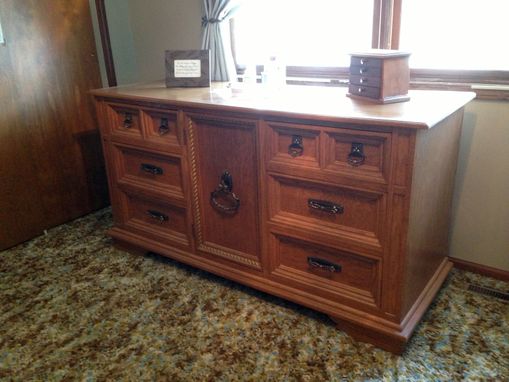 Custom Made Oak Bedroom Dresser