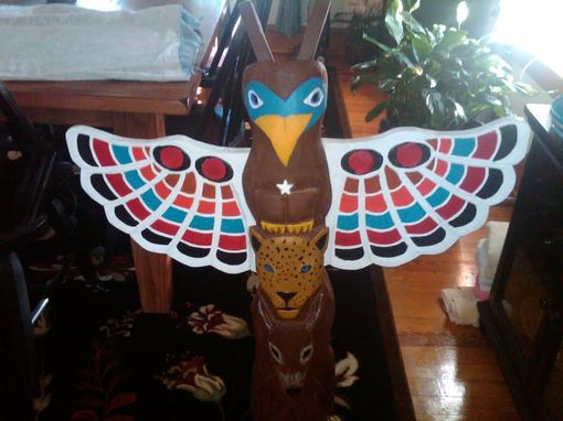 Custom Made Wise Owl Totem Pole