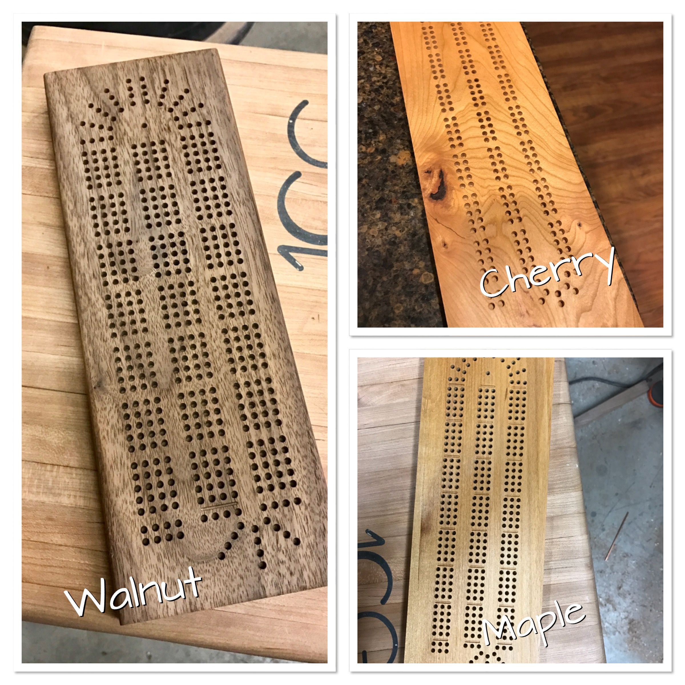 Buy Custom Made Cribbage Board, made to order from 1 Car Garage Design