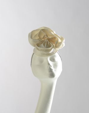 Custom Made Free-Form Straw Bridal Headpiece