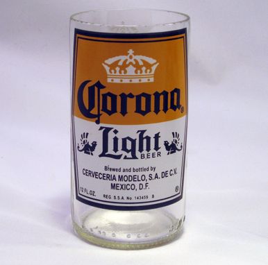 Custom Made Beer Bottle Tumbler: Corona Light 10oz
