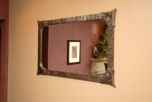 Custom Made Custom Forged Iron Wall Mirror