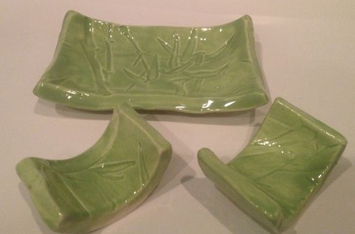 Custom Made Handmade Sushi Set, Ceramic Sushi Plates