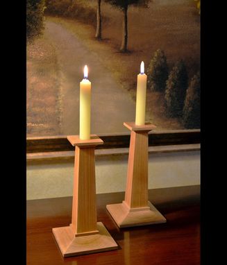 Custom Made Mission Style Candle Holders