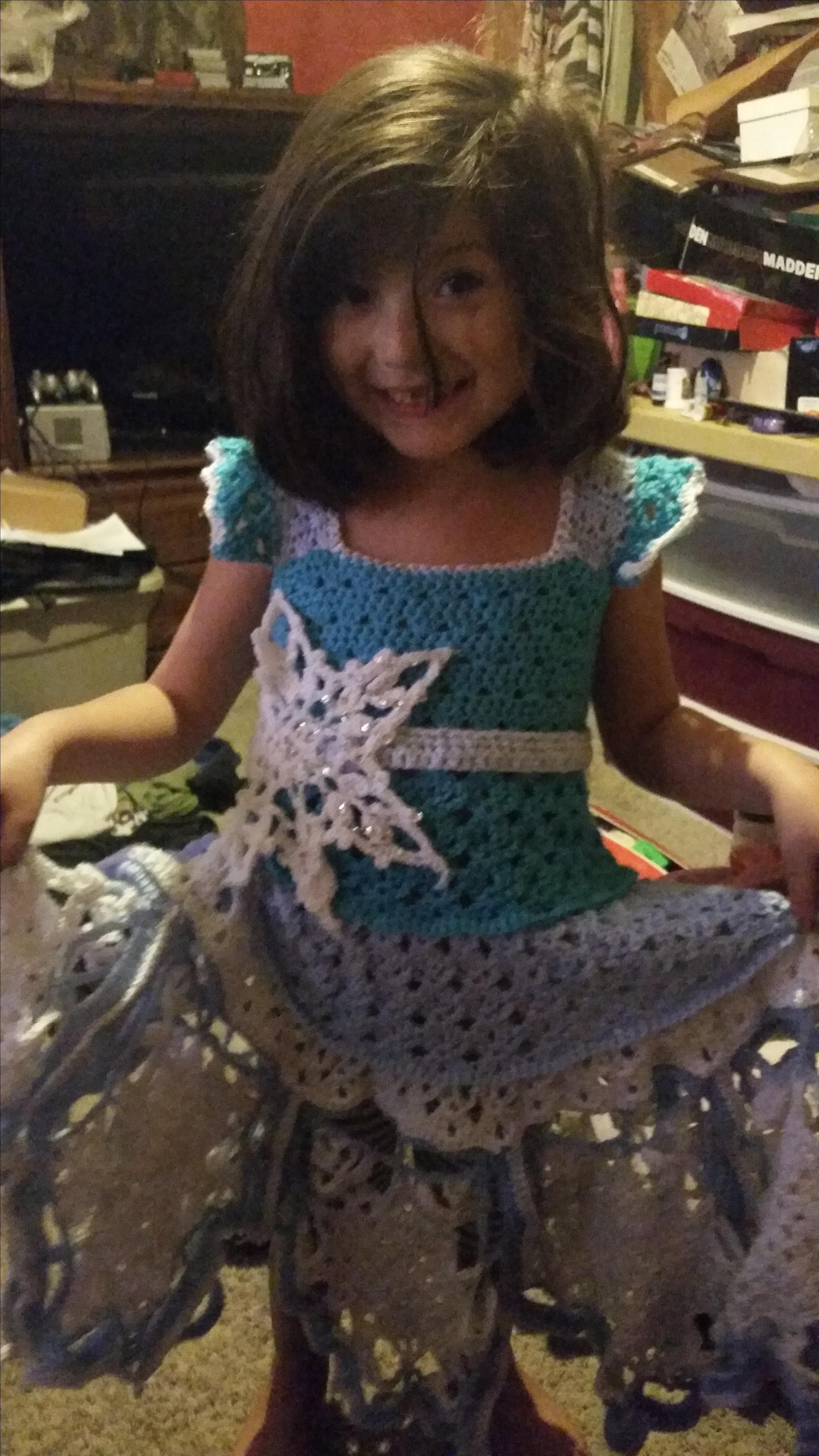 Buy Hand Crafted Crochet Disney Princess Dress, made to order from