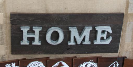 Custom Made Wood "Home" Panel