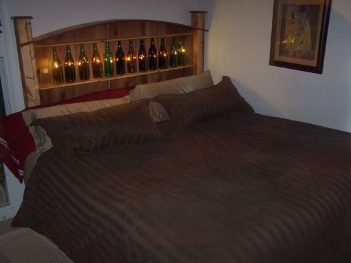 Custom Made The Wine Bottle Platform Bed