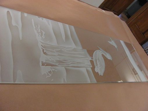 Custom Made Etched Glass For Bedroom, Kitchen, Pantry, Interior Doors Or Windows