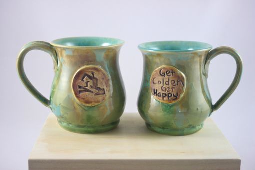 Custom Made Custom Crystalline-Glazed Mugs