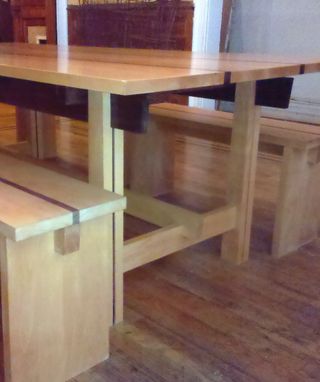 Custom Made Large Dining Table And Seating