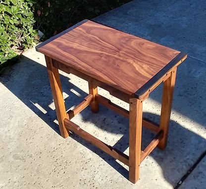 Custom Made Richard's Small Walnut And Wenge Greene & Greene Style Table