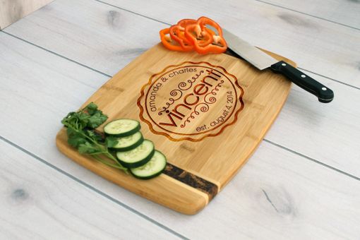 Custom Made Personalized Cutting Board, Engraved Cutting Board, Custom Wedding Gift – Cb-Bamm-Vincent