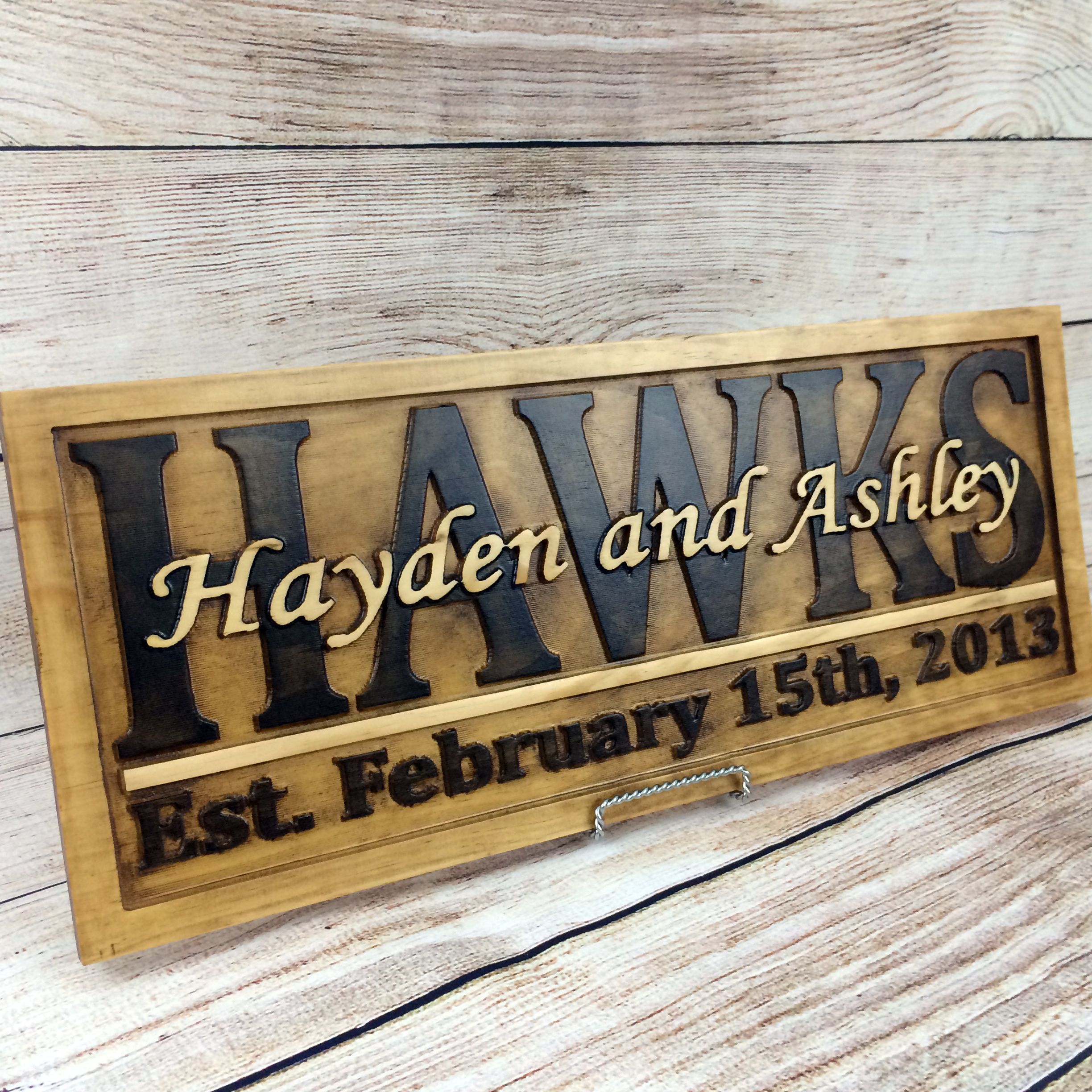 Buy Custom Wedding Name Sign Wedding Gift Wedding Decor Anniversary