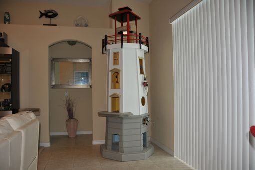 Custom Made Lighthouse Cat Tower