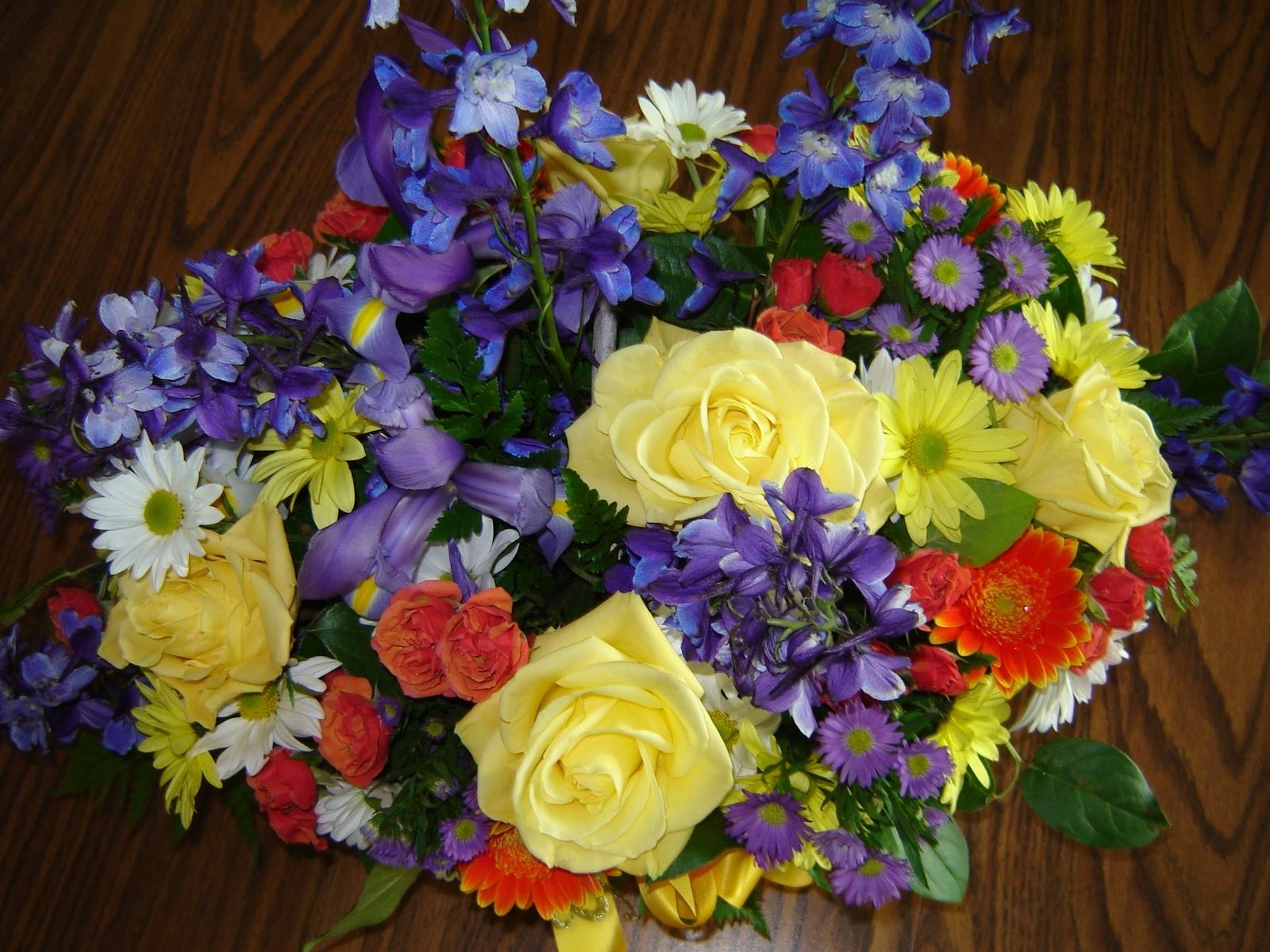 Hand Made Floral Preservation Funeral/Memorial Flowers by Pressed