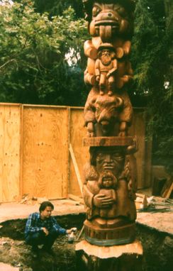 Custom Made Knott's Berry Farm Commemorative Totem Pole