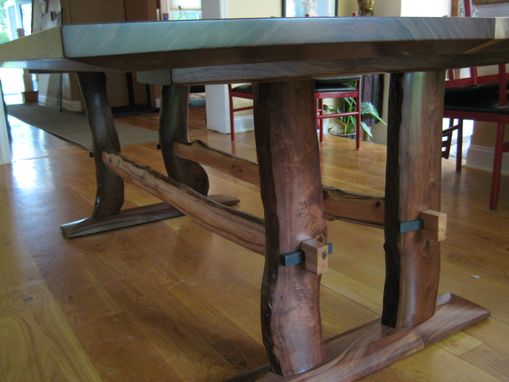 Custom Made Walnut Flitch Dining Table