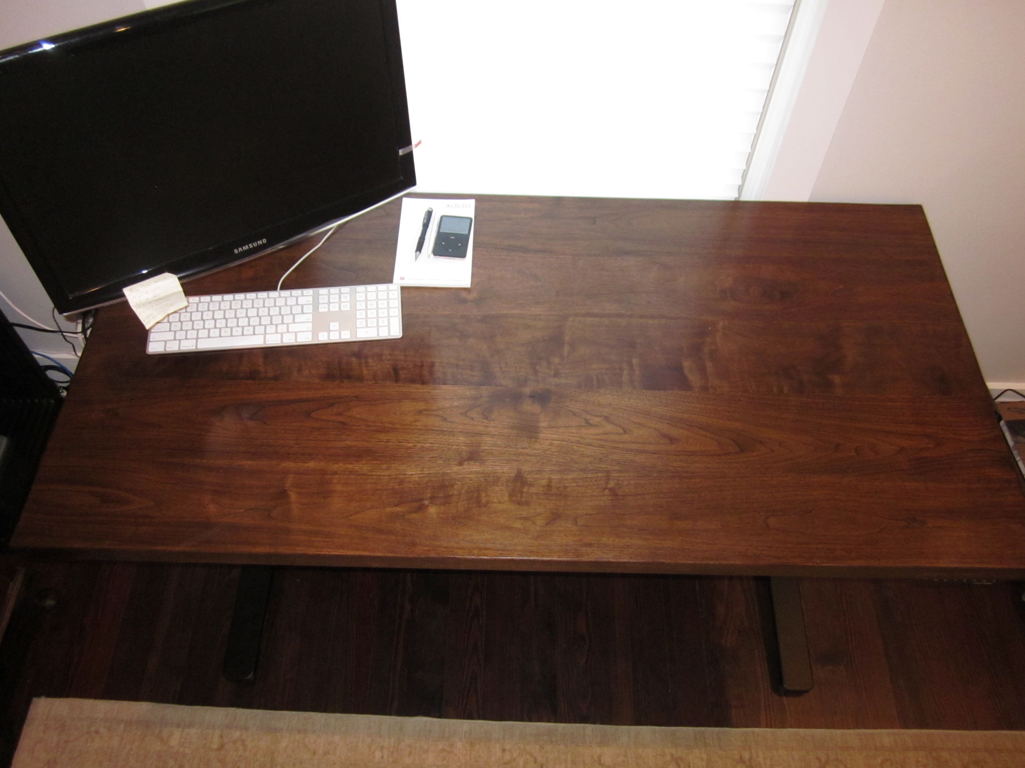 Hand Crafted Custom Walnut Desktop by CHA0S CREATIONS