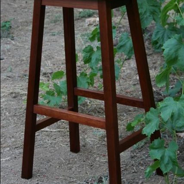 A Hand Made Saddle Style Bar Stools In Cherry To Order A Hand Made Saddle Style Bar Stools In Cherry To Order From Rob Clark Furniture Custommade Com