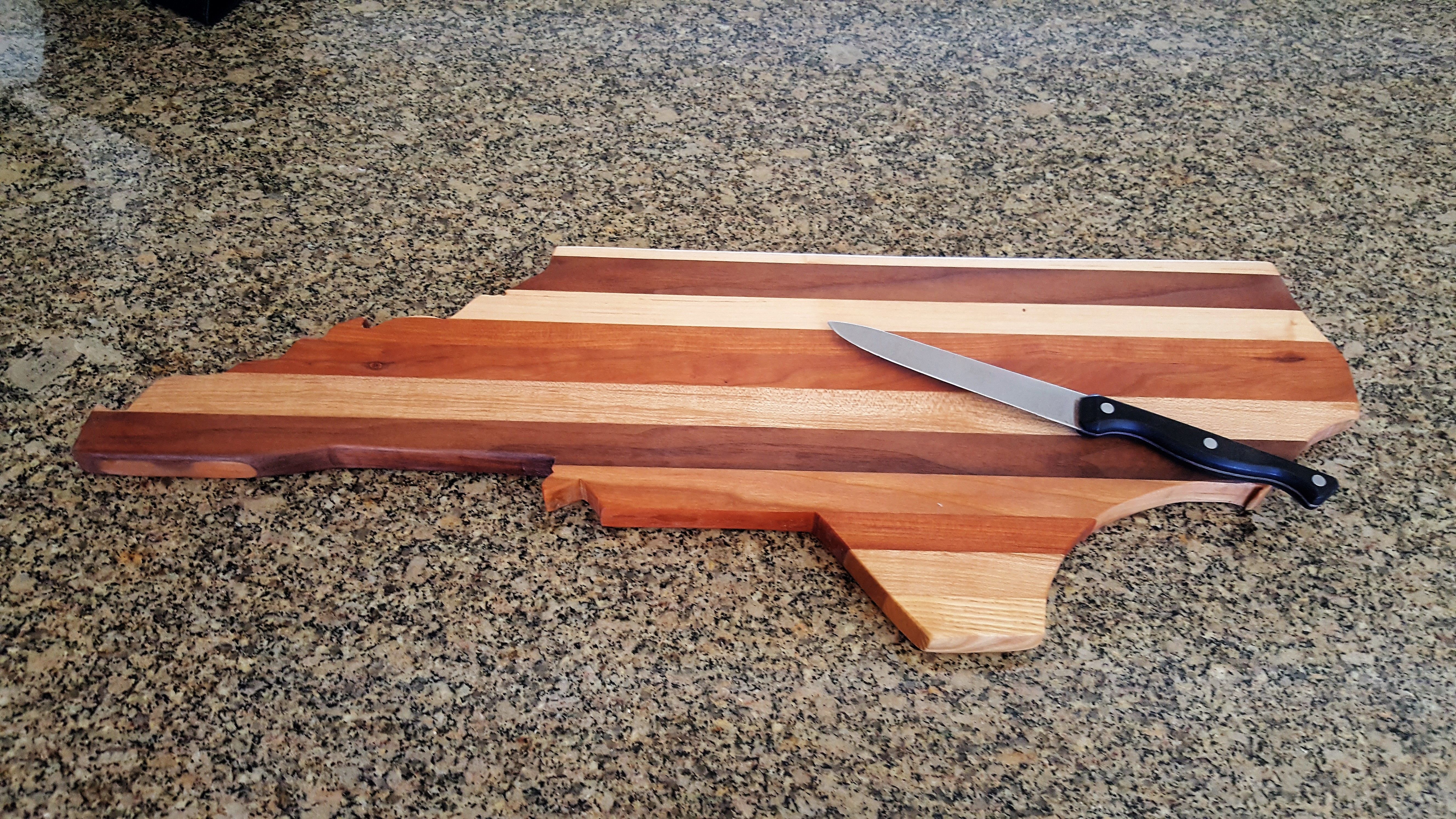 State Shaped Charcuterie Board