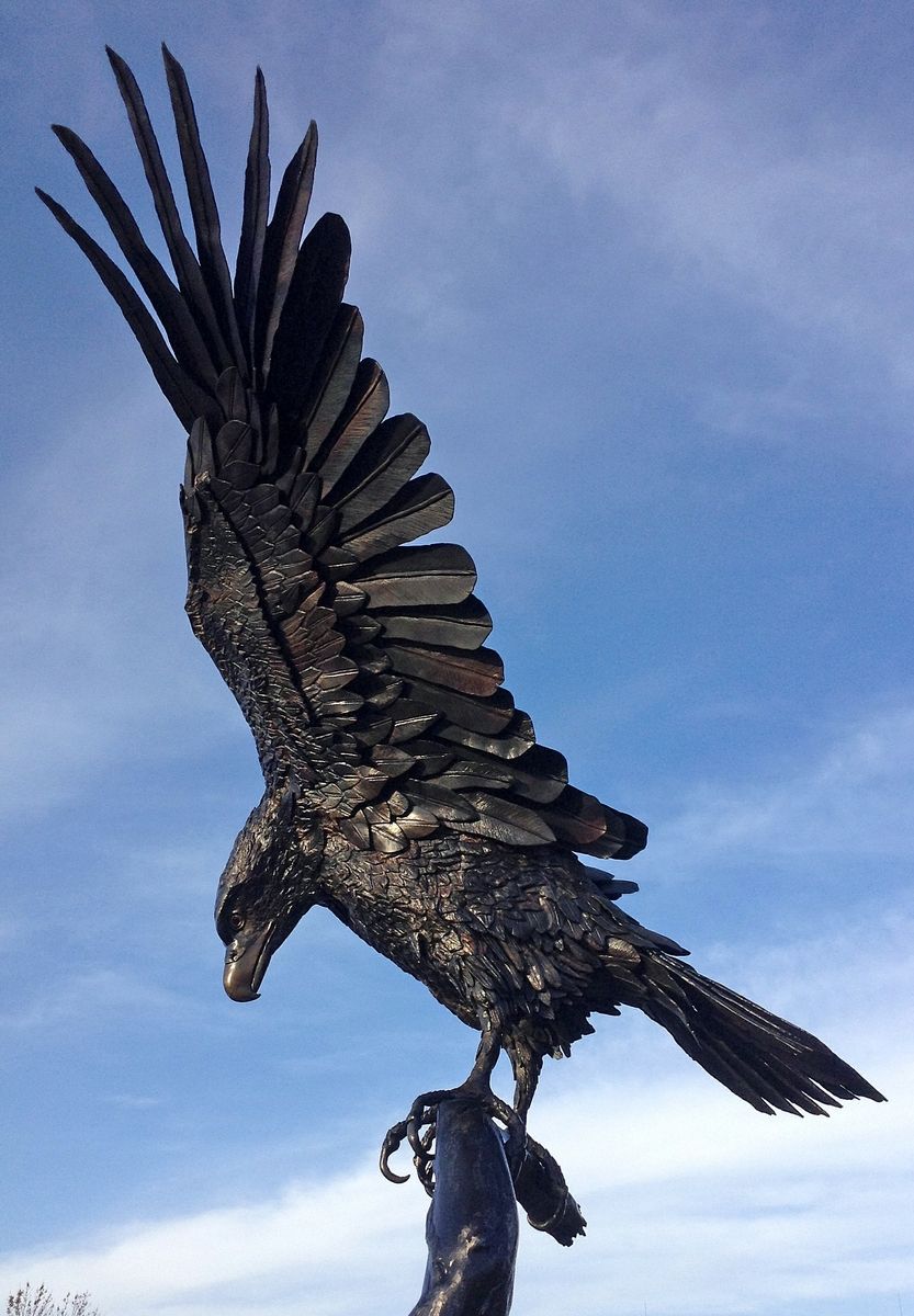 Buy a Custom Welded Sculpture, Migizii Manidoo. (Eagle Spirit), made to ...
