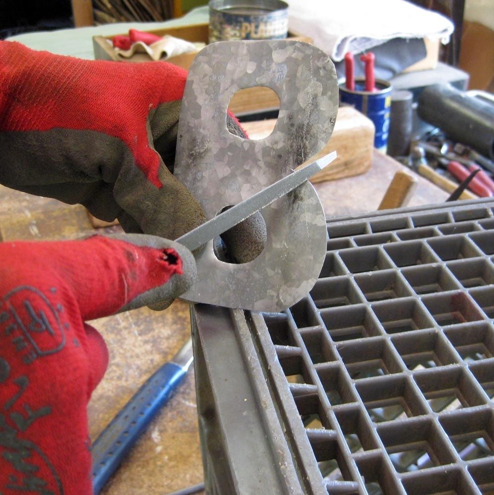 Hand Made Metal Sign Wall Art Bathroom Decor Repurposed Metal