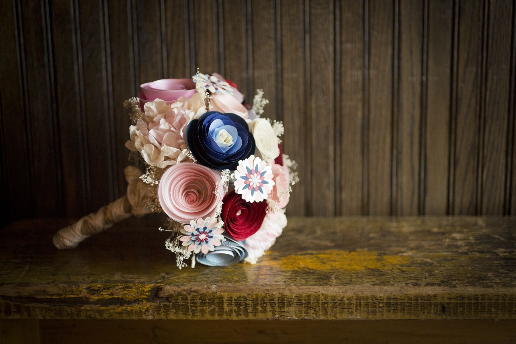 Custom Wedding Bouquet Of Paper Flowers by Paper Portrayals