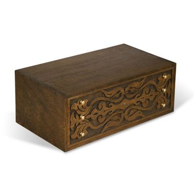 Custom Made Carved Heirloom Box