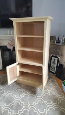 Custom Made Bookcase And Cabinet With Adjustable Shelves