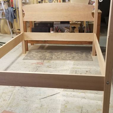 Custom Made Cherry Pencil Posts Bed