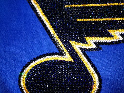 Custom Made Crystallized Jersey Any Team Player Nhl Hockey Sports Bling European Crystals Bedazzled