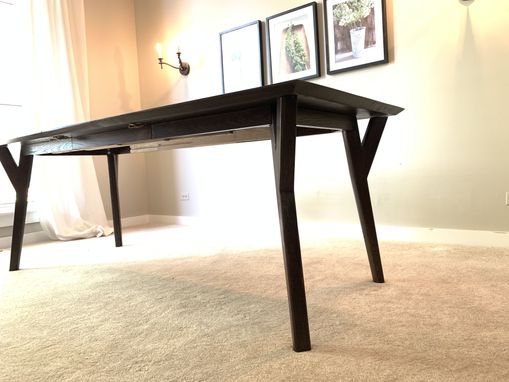 Custom Made Mid-Century Modern Custom Splayed Legged Table