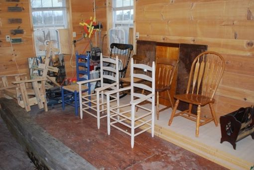 Custom Made Duplication Ladder-Back Chairs