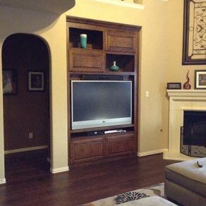 Custom Entertainment Center by Clint Gibson