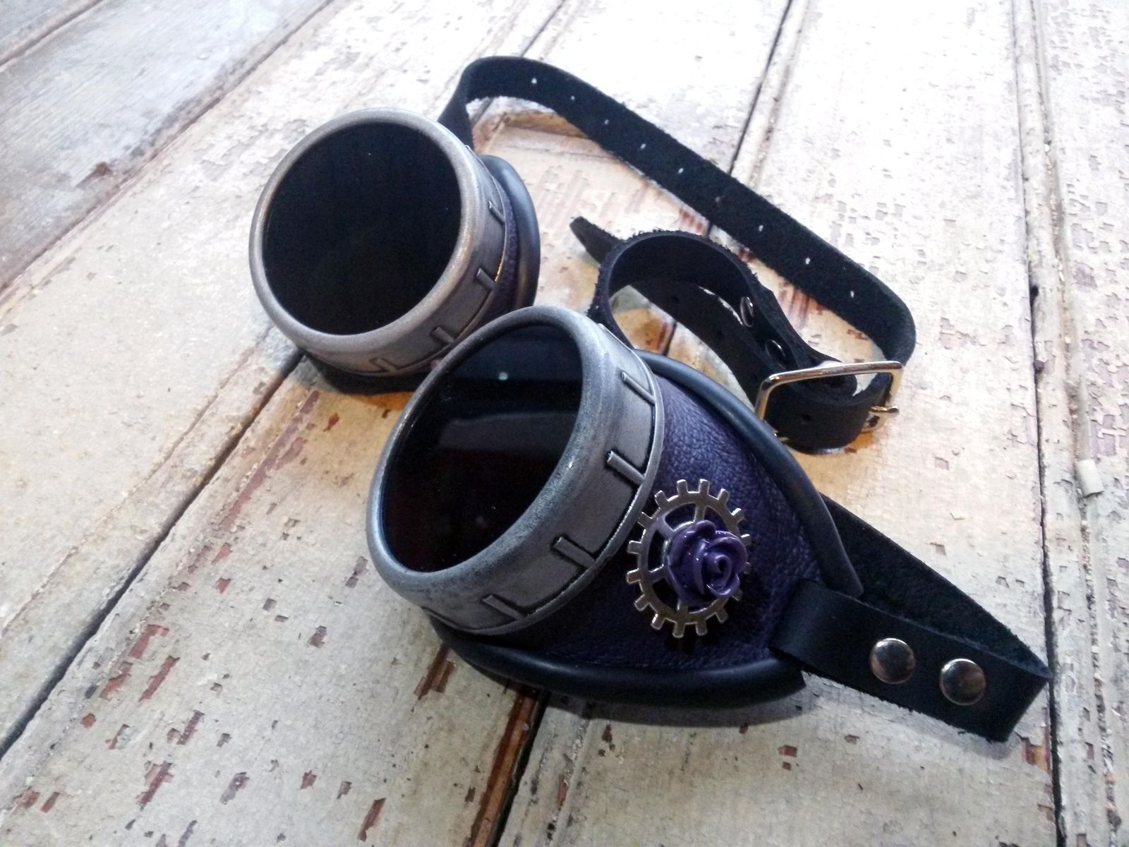 Custom Steampunk Rose Decorated Goggles by Airship Isabella ...