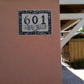 Custom Hand Forged Metal House Numbers by Organic Iron Concepts