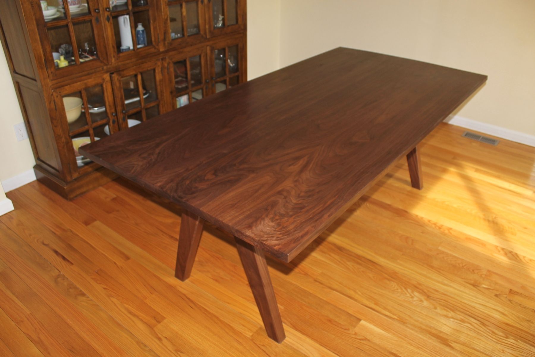 Hand Made Walnut Dining Table by Fredric Blum Design