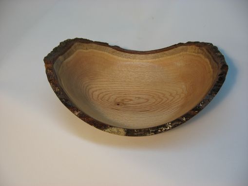 Custom Made Natural Edge Oak Bowl