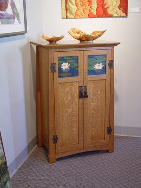 Custom Made Waterlily Cabinet