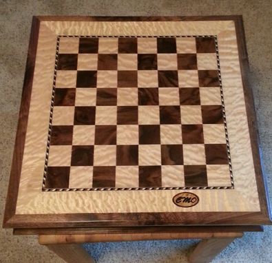 Custom Made Custom Veneered Chessboard