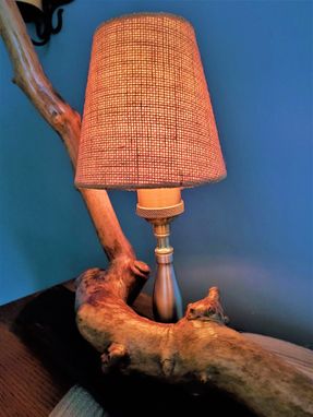 Custom Made Rooted Driftwood Table Lamp