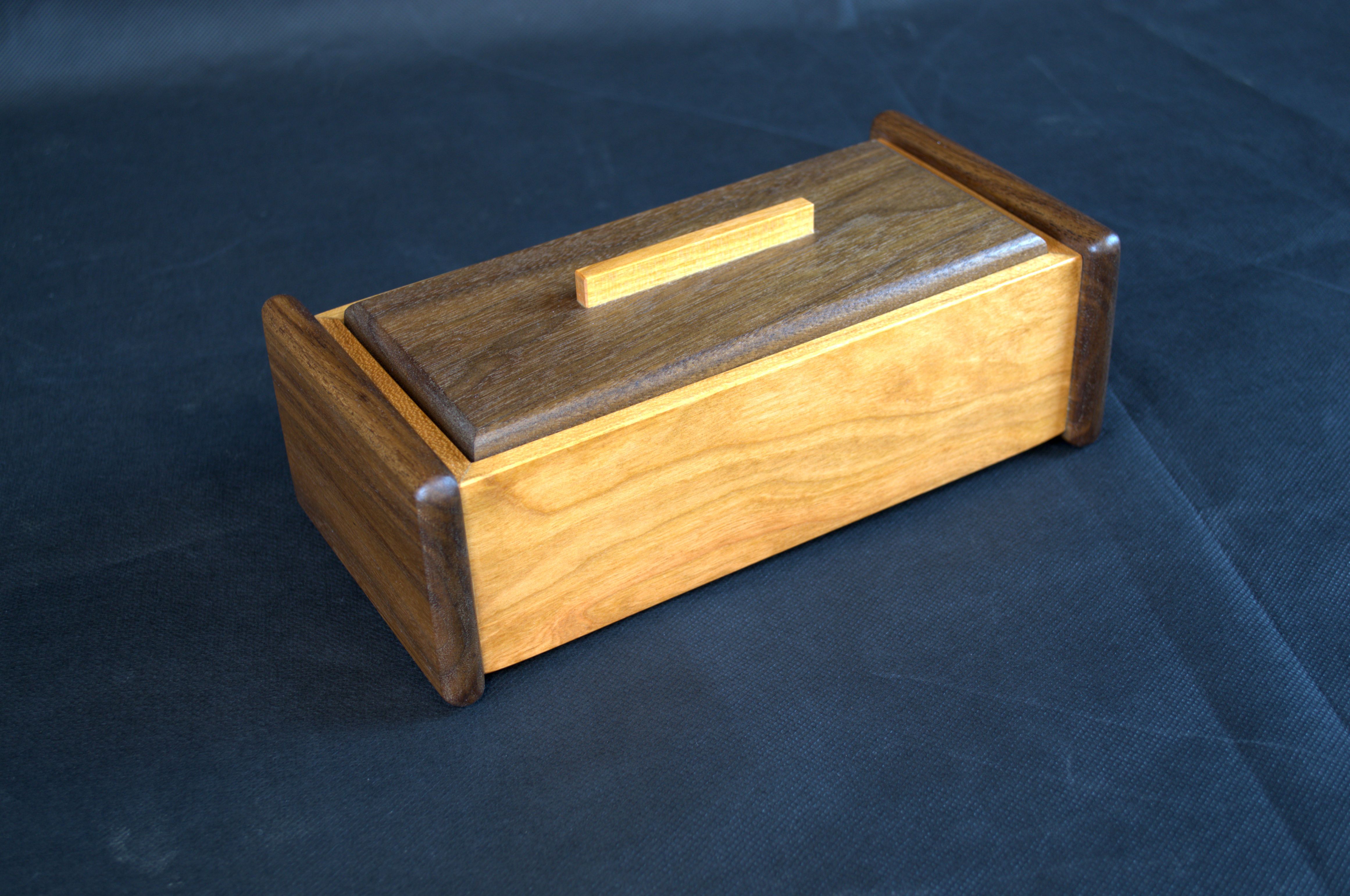 Buy Custom Handmade Wood Jewelry Box, made to order from Langer